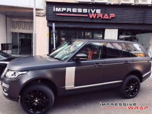 Land Rover Range Rover Vogue Matte Black by Impressive Wrap '2016